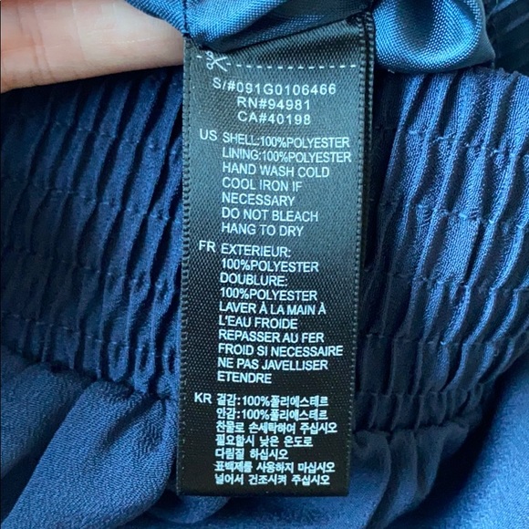 NWOT Navy Mini Skirt with Pockets - Picture 4 of 4